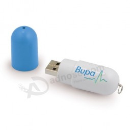 Nieuwste grappige capsule vorm usb flash drive 2 gb 4 gb 8 gb 16 gb pendrive met fabriek prijs hoge kwaliteit