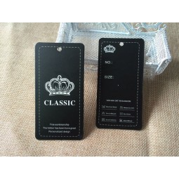 Top Quality Paper Tag for Clothing with Hot Stamping