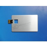 高质量铝片信用卡usb笔式驱动器，8gb，16gb，32gb