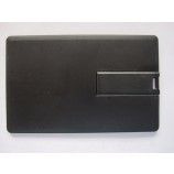 Flash USB en blanco de la tarjeta negra, memoria USB de la tarjeta de crédito blanca