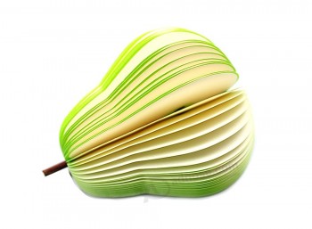 エコ-フレンドリーなカラフルな3D広告のメモのパッドの果物の形のメモのパッド
