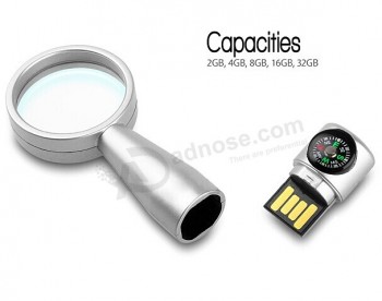 VErgrootglas USB-flashstations (Tf-0150) Voor op maat mEt uw logo