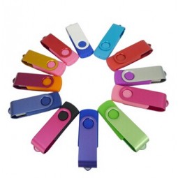 最畅销的最便宜的彩色twist即r USB闪存驱动器定制与您的标志
