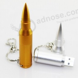 Custom with your logo for Bullet USB Flash Drive with Free Key Chain