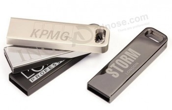 обычай с вашим логотипом для высокоскоростного металла 2.0 и 3.0 ручка USB ручка для подарка промотирования