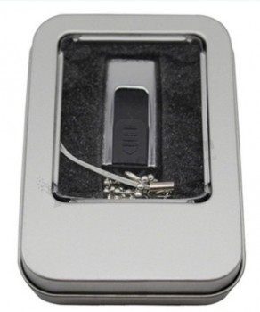 обычай с вашим логотипом для горячего металлического USB-накопителя 8 гб с оловянной коробкой