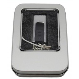 뜨거운 판매에 대 한 귀하의 로고와 함께 사용자 지정 깡통 상자와 금속 USB 펜 드라이브 8 기가 바이트