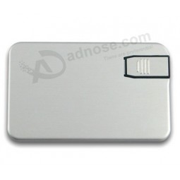 새로운 제품에 대 한 귀하의 로고와 함께 사용자 지정 좋은 품질 실버 메탈 카드 USB (Tf-0186)