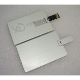 Carta di credito in metallo/Biglietto da visita usb con stampa logo