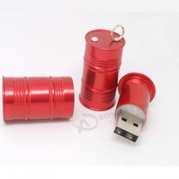 All'ingrosso pErsonalizzato tamburi rossi USB2.0 Unità flash da 1 Gb