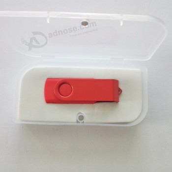 VEndita all'ingrosso ChiavEtta USB girEvolE rosso pErsonalizzato 4 Gb 8 Gb 16 Gb