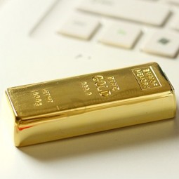 High Quality Golden USB2.0 Flash Disk 128MB to 64GB for custom with your logo