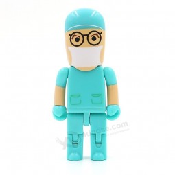 Customized Logo for High Quality Funny Folding Doctor USB 2.0 Memory Stick Flash Pen Drive 8GB 16GB 32GB 64GB (TF-0070)