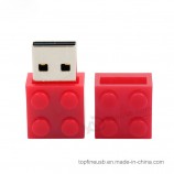 Customized Logo for High Quality USB Flash Drive Cartoon Boy Toy Pen Drive Building Blocks Pendrive 4GB 8GB 16GB 32GB 64GB