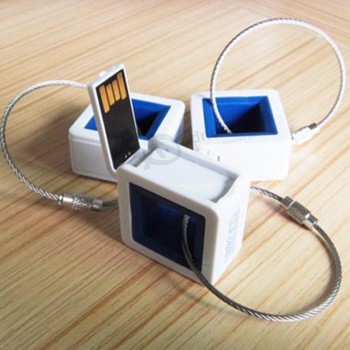 LoGo perSonnUneliSé pour leCteur de Stylo de hUneute quUnelité Cube USB leCteur flUneSh Stylo CUnerré leCteur boîte USB diSque rubik'S Cube
