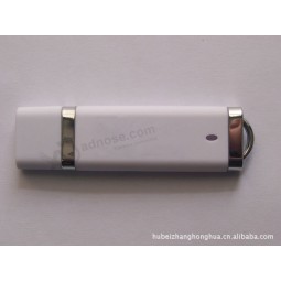 Customized Logo for High Quality White Color USB Flash Drive with Customer Logo for Exhibition Gift