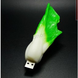 Customized Logo for High Quality Cabbage USB Flash Disk
