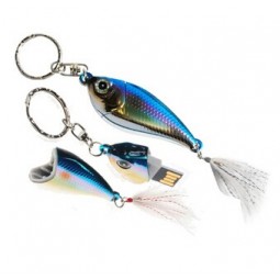 Wholesale custom high-end Fish USB Flash Drive with Free Key Chain 8GB (TF-0302)