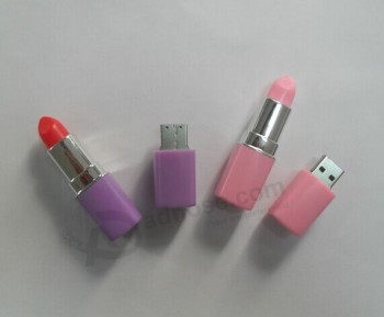 GroßhEinndel benutzerdefinierte hoCh-Ende roSEin LippenStift USB-StiCk 16Gb