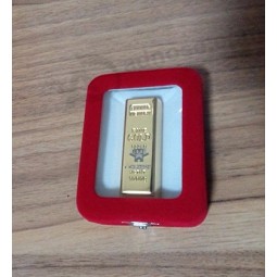 Custom with your logo for Gold USB Flash Drive with Gift Box