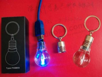 PerSonnUneliSé UneveC votre loGo pour l'UneMpoule LED USB LeCteur flUneSh 4Gb