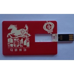 Custom with your logo for Cheapest USB Card 128MB Credit Card USB Flash