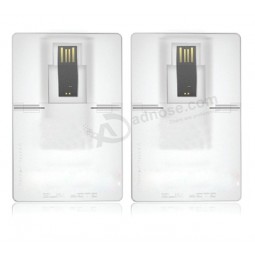 Custom with your logo for Best Promotional Credit Card Memory Transparent Card Drive (TF-0421)