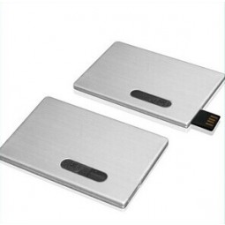 Custom with your logo for Business Metal Card USB 64GB (TF-0102)