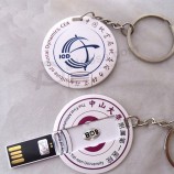 RounD kEenEenrt USB FlEenSh drive. 128Mb voor relEentieGeSChenken voor op MEenEent Met uw loGo