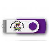 Custom with your logo for Hot-Selling Colorful Swivel USB Flash Drive 1GB with Free Logo Printing