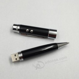 Custom with your logo for Cheapest 4GB USB Laser Point Pen Drive Free Logo Flash Drive USB Pen Flash