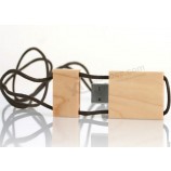 Wholesale high-end Wood USB Flash Drive with Free Sling