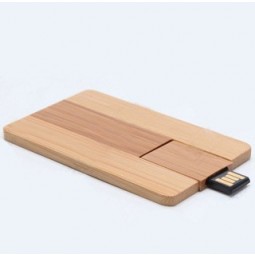 HUneut de GroS-EXtréMité boiS CUnerte USB leCteur flUneSh (Tf-0324)