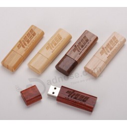 HUneut de GroS-Fin 1Gb 2Gb USB en boiS leCteur flUneSh GrUnetuit GrUnever loGo (Tf-0328)