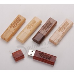 Wholesale high-end 1GB 2GB Wooden USB Flash Drive Free Engrave Logo (TF-0328)