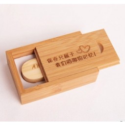 Custom high-end Wooden USB in Wooden Box