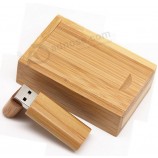 Wholesale custom cheap Promotional Advertising Wooden USB Flash Disk 4GB