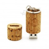 Wholesale custom cheap USB Stickcylindrical Wooden USB 2.0 2GB-32GB Flash Drive Thumb Pen Drive USB Creativo Memory Stick U Disk Gift /Souvenir S786