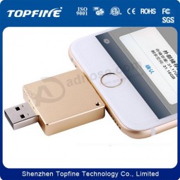 Benutzerdefinierte Mit IhreM LoGo für Top-QuEinlität OTG USB-StiCk für iphone 7
