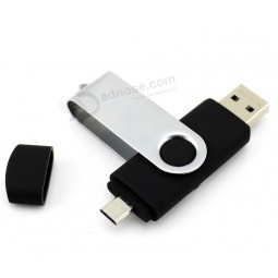 Black OTG USB Pen Drive 2GB OEM Your Logo for Gift for custom with your logo