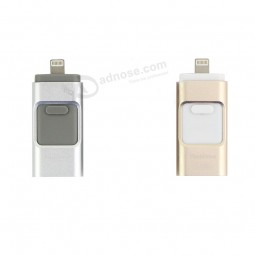 Custom with your logo for Ll Trader 64GB 128GB Ios Flash Drive for iPhone iPad iPod Android StorageOTG USB 2.0 Memory Mini USB Flash Drive Disk