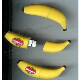 Wholesale custom cheap Banana Shape USB Flash Drive