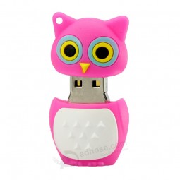 Wholesale custom high-end Cute Owl USB 2.0 Flash Drives External Storage Pendrive 64GB 32GB 16GB 8GB 4GB 2GB Cartoon USB Flash Disk Best Gift
