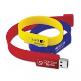 Custom high-end Silicon Bracelet USB Stick 4GB USB Flash Drive (TF-0192)