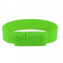 Wholesale custom High Quality Wristband Bracelet USB Pendrives for Promotional Gifts (TF-0201)