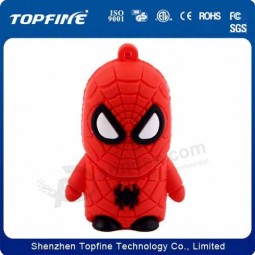 Wholesale custom PVC Spider-Man Shaped 16GB USB Flash Drives