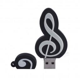 Wholesale custom Genuine Cartoon USB Flash Drive Cute Note De Musique USB Flash Pen Drive Musical Notes 2GB/4GB/8GB/16GB/32GB/64GB Flash Disk