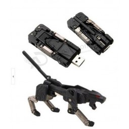 Wholesale custom Real Capacity USB Flash Drive Guaranteed USB Flash Drive Transformer Machine Dog 2GB 8GB 16GB USB Flash Drive, S79