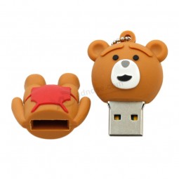 Wholesale custom USB Flash Drive 4G Pendrive Ted Bear U Disk 16g Pen Drive 8g USB2.0 Flash Memory Stick Drive USB Flash Drive