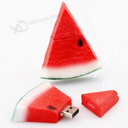 Wholesale custom Pen Drive Red Fruit USB Flash Drive Memory Stick/Thumb 4G 8g 16g 32g 64G Watermelon Flash Pendrive Key U Disk External Storage